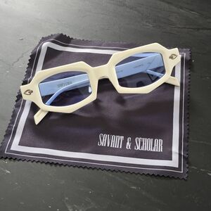Savant & Scholar Ludlow St cobalt sunglasses
